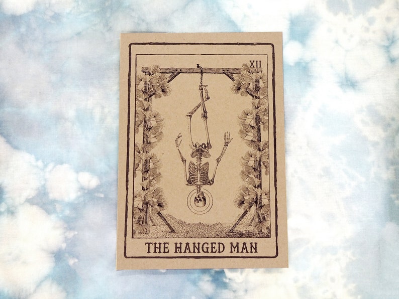 The Hanged Man Tarot Card Art Print image 1