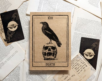 Death Tarot Card Art Print
