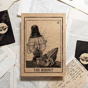 Der Einsiedler Tarot Kunstdruck