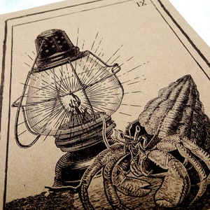 The Hermit Tarot Card Art Print image 3