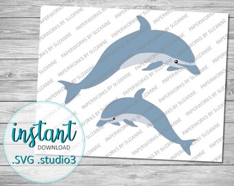 Jumping Dolphins Svg Etsy
