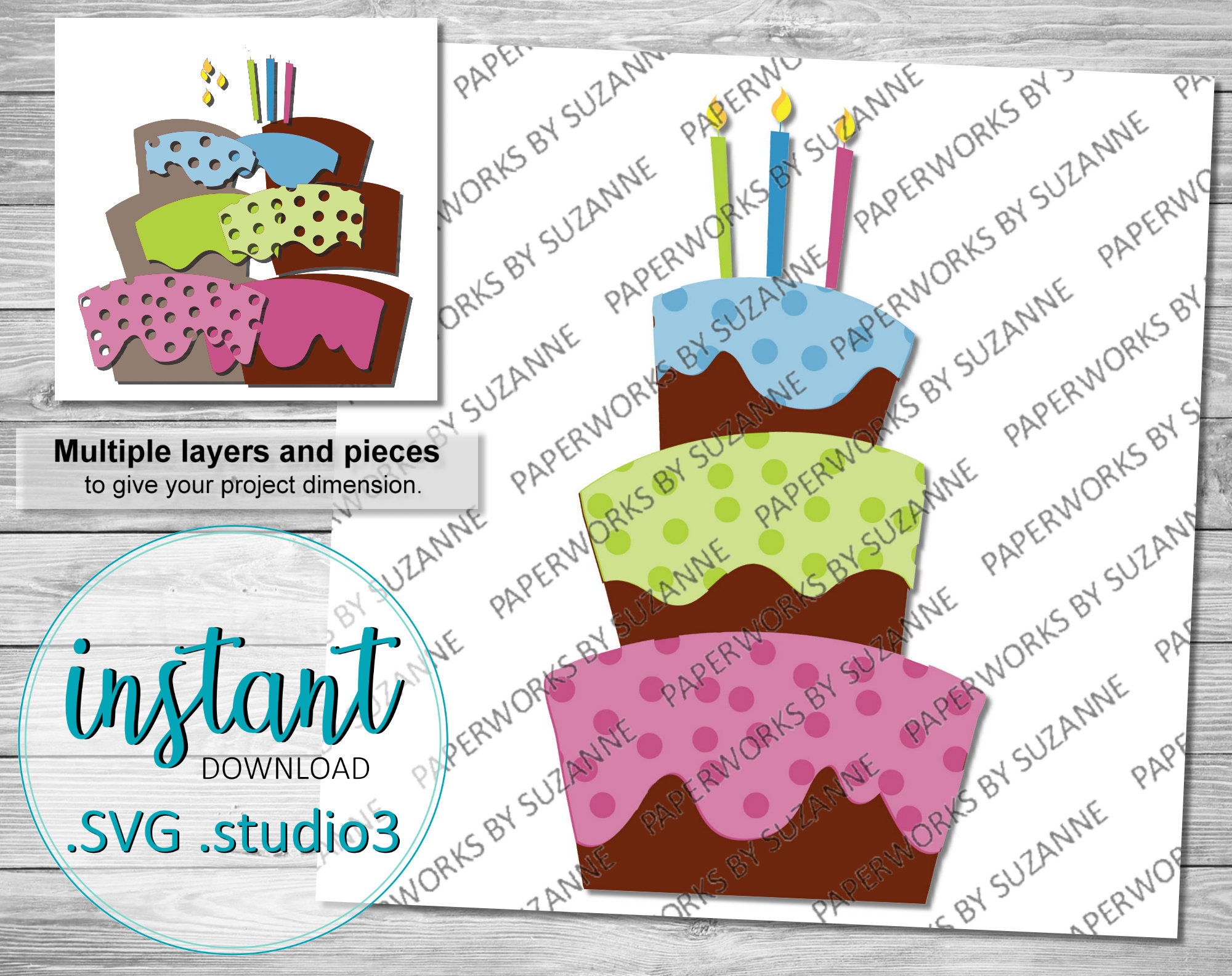 Free Free Svg Cutting File Birthday Cake 677 SVG PNG EPS DXF File