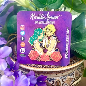 Uranus x Neptune Enamel Pin