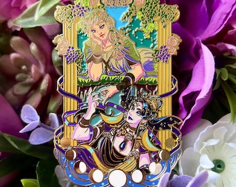 Nyx x Persephone - LARGE 3.5 in - Enamel Pin