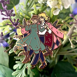 Pines de esmalte de Howl y Sophie