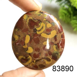 Cabochon di diaspro di frutta di qualità AAA+, pietra preziosa sciolta per la creazione di orecchini, cabochon lucidati a mano, cristallo di meditazione, pietra preziosa sciolta