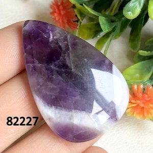 Chevron amethist cabochon, goede kwaliteit amethist edelsteen voor het maken van sieraden, met de hand gepolijste cabines, helende edelsteen