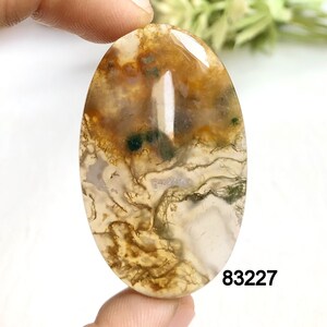 Mosagaat cabochon, goede kwaliteit mosagaat edelsteen voor het maken van sieraden, handgepolijste cabines, losse edelsteen