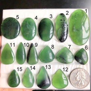 Cabochão de serpentina selecionado, pedra preciosa semipreciosa natural para fazer anéis, joias de serpentina curativa, pedra preciosa de nascimento