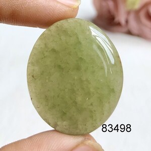 Cabochon d'aventurine verte, pierre semi-précieuse naturelle pour la fabrication de pendentifs, cristal de guérison, pierre précieuse non fixée
