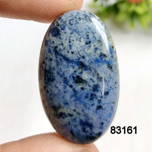 Cabujón de dumortierita, piedra preciosa curativa para joyería, cabujón hecho a mano, regalo para ella