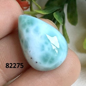 Larimar cabochon, prachtige larimar-edelsteen voor het maken van sieraden, handgemaakte cabochon, kostbare edelsteen