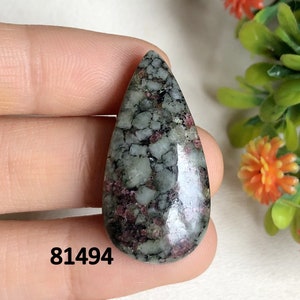 Eudialyt cabochon, prachtige eudialyte edelsteen voor het maken van sieraden, handgemaakte cabochon, losse edelsteen