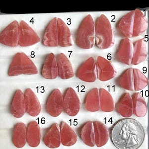 Geselecteerde rhodochrosiet oorbellen paar cabochon, natuurlijke halfedelsteen voor het maken van sieraden, genezend kristal, geboortesteen edelsteen