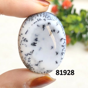 Cabochon d'opale dendrite, pierre semi-précieuse pour la fabrication de bagues, cabochon fait main, cadeau pour elle