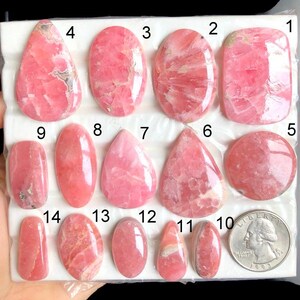 SELECTED rhodochrosiet cabochon, natuurlijke halfedelsteen voor het maken van sieraden, zuidwestenstijl en handgemaakte ambachtelijke ontwerpen sieraden