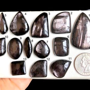 Ausgewählte Hypersthen Cabochon, gute Qualität Hypersthen Edelstein für die Schmuckherstellung, schöne Hypersthen Edelstein für perfekte Anhänger Q7