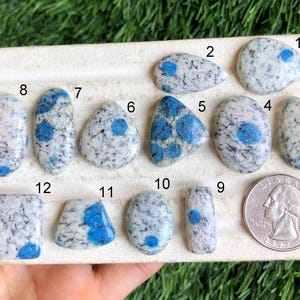 Mooie K2 jaspis cabochon, losse halfedelsteen voor het maken van sieraden, gladde K2 jaspis sieraden, handgemaakte ambachtelijke ontwerpen LOT-O2