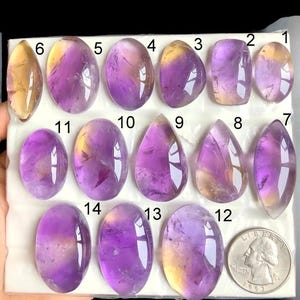 Cabochon d'amatrine SÉLECTIONNÉ, cabochon fait main, pierre précieuse d'amatrine hautement polie pour la fabrication de bijoux, qualité et forme incroyables LOT-A106