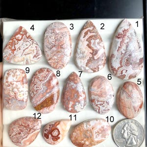 SELECTED Rosita jasper Cabochon, Natural Semi Precious Gemstone For Jewelry, Jasper Natural Crystal Jewelry Gift For Her LOT-A205