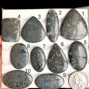 SELECTED Marcasite Cabochon, Natural Semi Precious Gemstone For Perfect Pendants Making, Marcasite Healing Crystal Gemstone Jewelry LOT-A262
