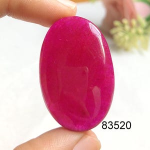 Vrede en sereniteit rood geverfde agaat edelsteen cabochon, genezende edelsteen voor het maken van sieraden, handgemaakte cabochon, draadwikkelhanger