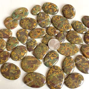 Designer Fruit Jasper Cabochon Wholesale lot, Natural Fruit Jasper Gemstone Cabochon lot, Cabochon for jewellery making