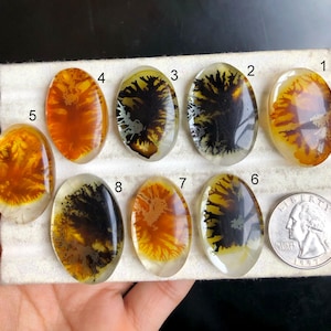 SELECTED Scenic Agaat Doublet Cabochon, Handgemaakte Cabochon, Agaat Sieraden, Healing Crystal, Meditatie Kristal, Cadeauartikel LOT-E3