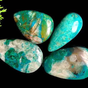 Shattuckit Cabochon, 28x34 MM ca., gemischte Formen und Größen, Same wie Bild, lose Edelstein, Schutzkristall, Heilstein 83658