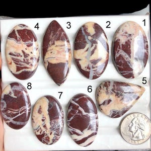 Selected Chocolate Jasper Gemstone,  Natural Semi Precious Gemstone For Jewelry Making, Jasper Healing Crystal Gemstone Pendants Jewelry