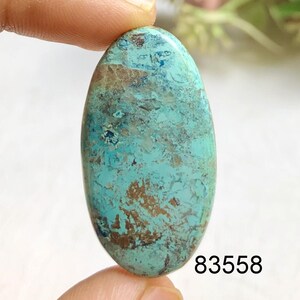 Cabujón de piedra preciosa Shattukita de primera calidad, piedra preciosa para hacer aretes, cabujón pulido a mano, regalo para una esposa encantadora.