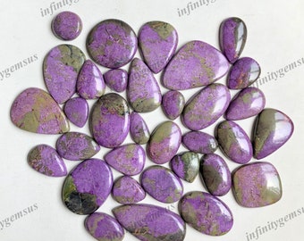 Wholesale Lot Of Stichtite, High Polish Cabochon Loose Gemstone For DIY Jewelry Making and Craft Supplies, Stichtite cabochon lot