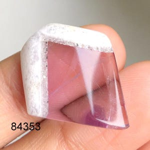 Geweldige trapiche-amethist cabochon, natuurlijke halfedelsteen voor sieraden, hooggepolijste steen, prachtige sieraden, amethist slice cabs