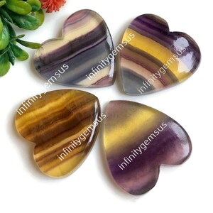 Impresionante piedra preciosa de fluorita, 26 x 37 mm aproximadamente, formas y tamaños variados como en la imagen, joyas de diseño occidental hechas a mano, cabujones Love 84546