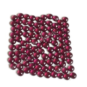 Topkwaliteit rhodoliet-granaat cabochon cabochon, 4 mm cabochon met ronde vorm, glad gepolijst, halfedelstenen edelsteen kalibreren grootte