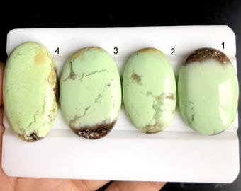 Geselecteerde citroenchrysopraas cabochon, natuurlijke halfedelsteen voor het maken van sieraden, chrysopraas helende kristal hanger sieraden 1149