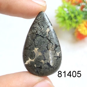 Cabochão de marcasita de alta qualidade, uso de pedras preciosas de marcasita para fazer colares e pulseiras, joias faça você mesmo, cabochão de pedras preciosas feito à mão