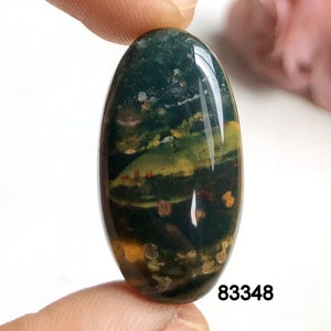 Cabochão de pedra de sangue gracioso, pedra preciosa semipreciosa natural para fazer joias, cabos de pedra de sangue, pedra de sangue extravagante