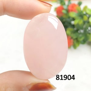 Cabujón de cuarzo rosa, increíble piedra preciosa de cuarzo rosa para hacer collares y pulseras, cabujón hecho a mano, cristal energético