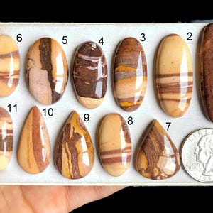 GESELECTEERDE zebrajaspis cabochon, goede kwaliteit zebrajaspis edelsteen voor het maken van sieraden, handgemaakte cabochon, jaspiskristal, geboortesteen LOT-Z5