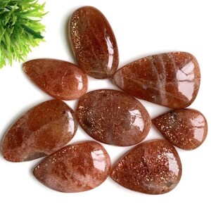 Cabochão de pedra do sol de qualidade incrível, 23 x 30 mm aproximadamente, formas e tamanhos mistos, lote de atacado, igual à imagem, pingente enrolado em arame 83657