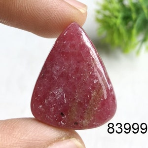 Cabochon de pierre précieuse de thulite de qualité fantastique, Pierre semi-précieuse pour la fabrication de bijoux, Cabochon de beauté, Pierre de guérison