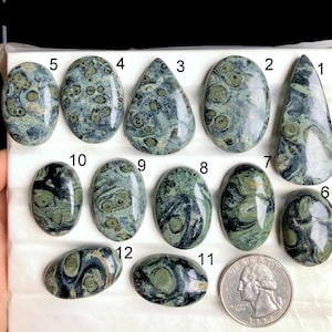 SELECTED Kambaba Jasper, Natural Semi Precious Gemstone For Jewelry Making,  Jasper Healing Crystal Gemstone Pendants Jewelry LOT-A219