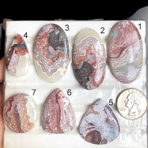 Cabujón de ágata amarilla con encaje loco, piedra semipreciosa natural para joyería, hermosos colgantes de cristal de ágata, lote A83