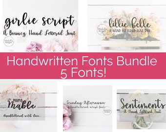 Handwritten Font Bundle