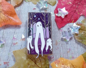 Fresno Nightcrawler Hard Enamel Pin Leg Ghost