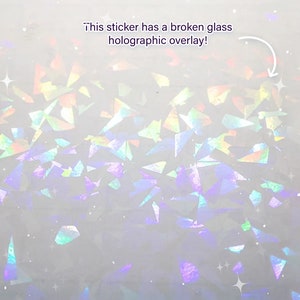 Capybara Sticker Holographic Glitter image 3