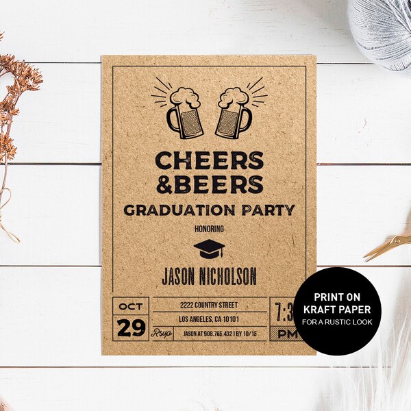 Grad Party Invite Etsy