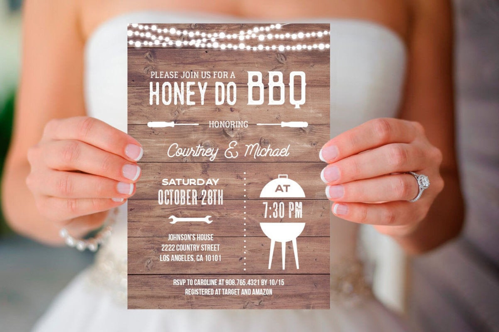 Honey Do Shower Invitation Honey Do Bbq Invitation Printable Etsy