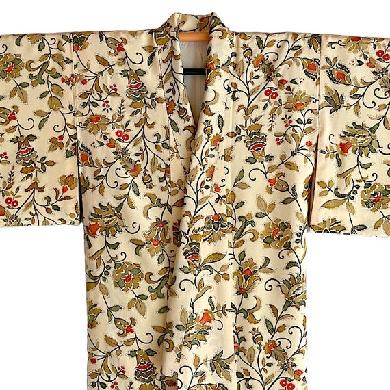 Women's kimono,silk kimono,imaginary flowers,pers… - image 7